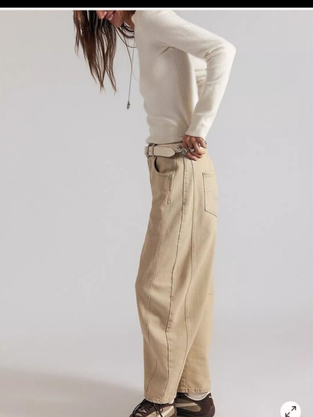 NWOT We The Free Good Luck Mid Rise Barrel Jeans / Current Online - Picture 2 of 11